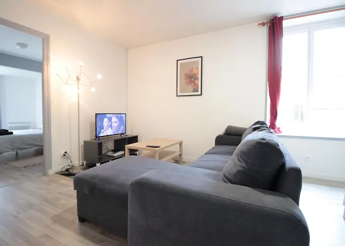 Apartmán Chez Caro - Centre - Proche Gare - Parking Proche - Wifi Ou Ethernet Gratuit - Gere Par Prestazenservices Verdun-sur-Meuse